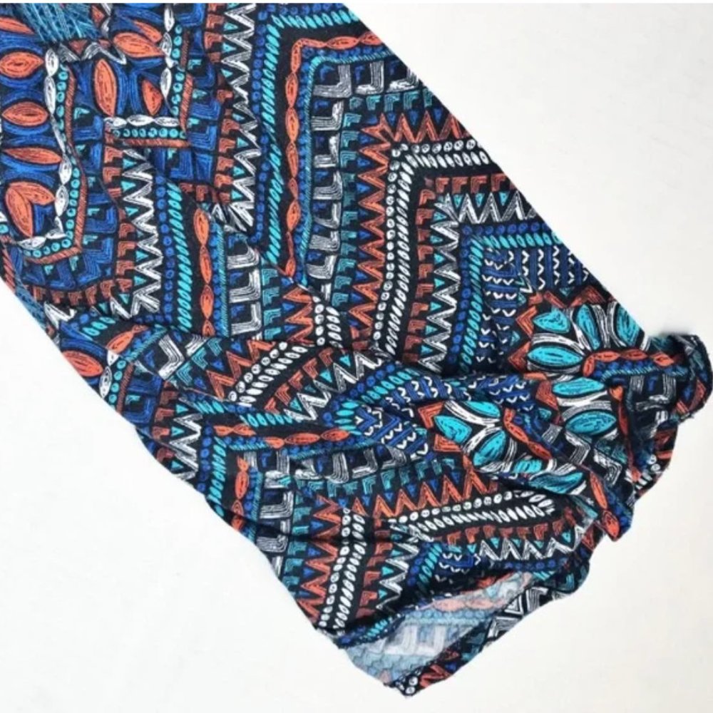 Multi Colored Tribal Maxi Skirt - Picture 6 of 6